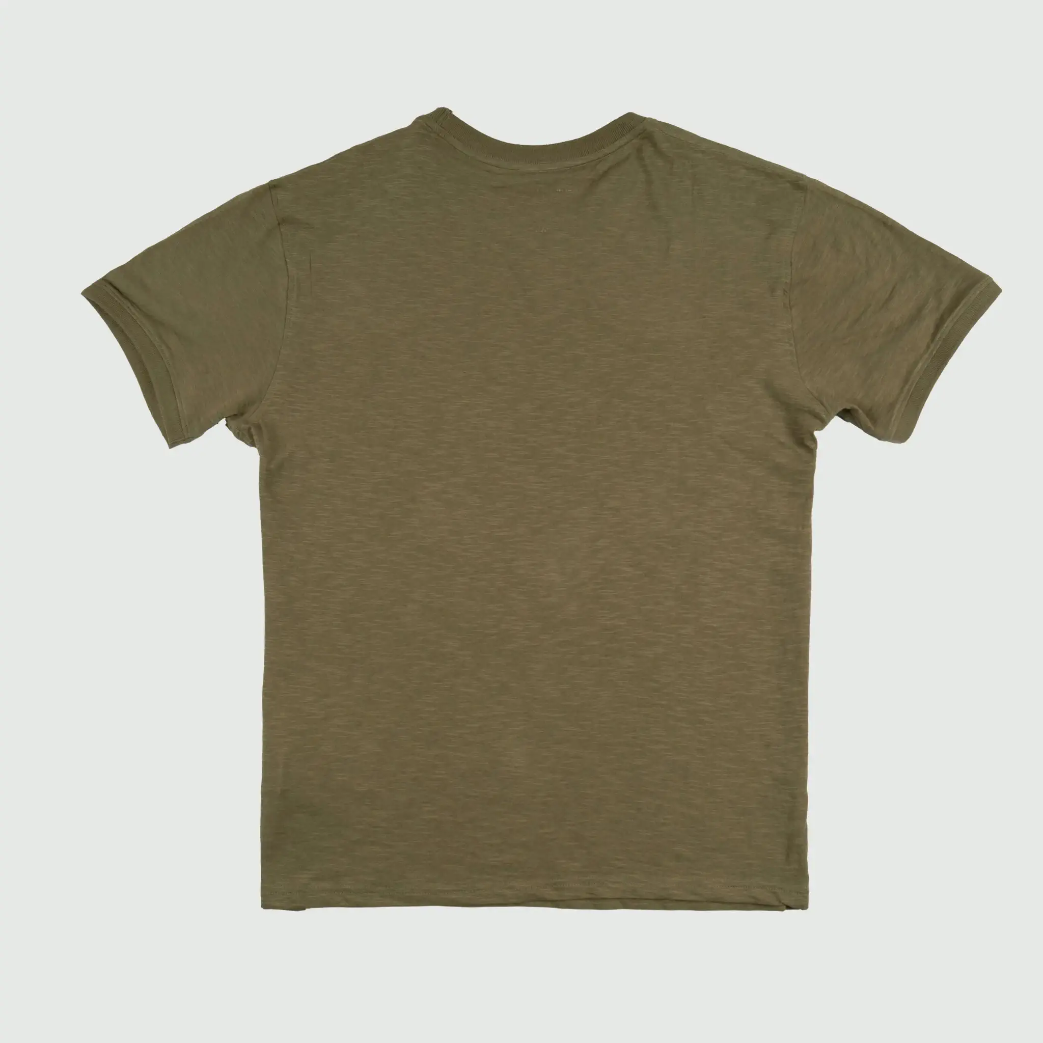 T-shirt expédition kaki col rond - Image 3