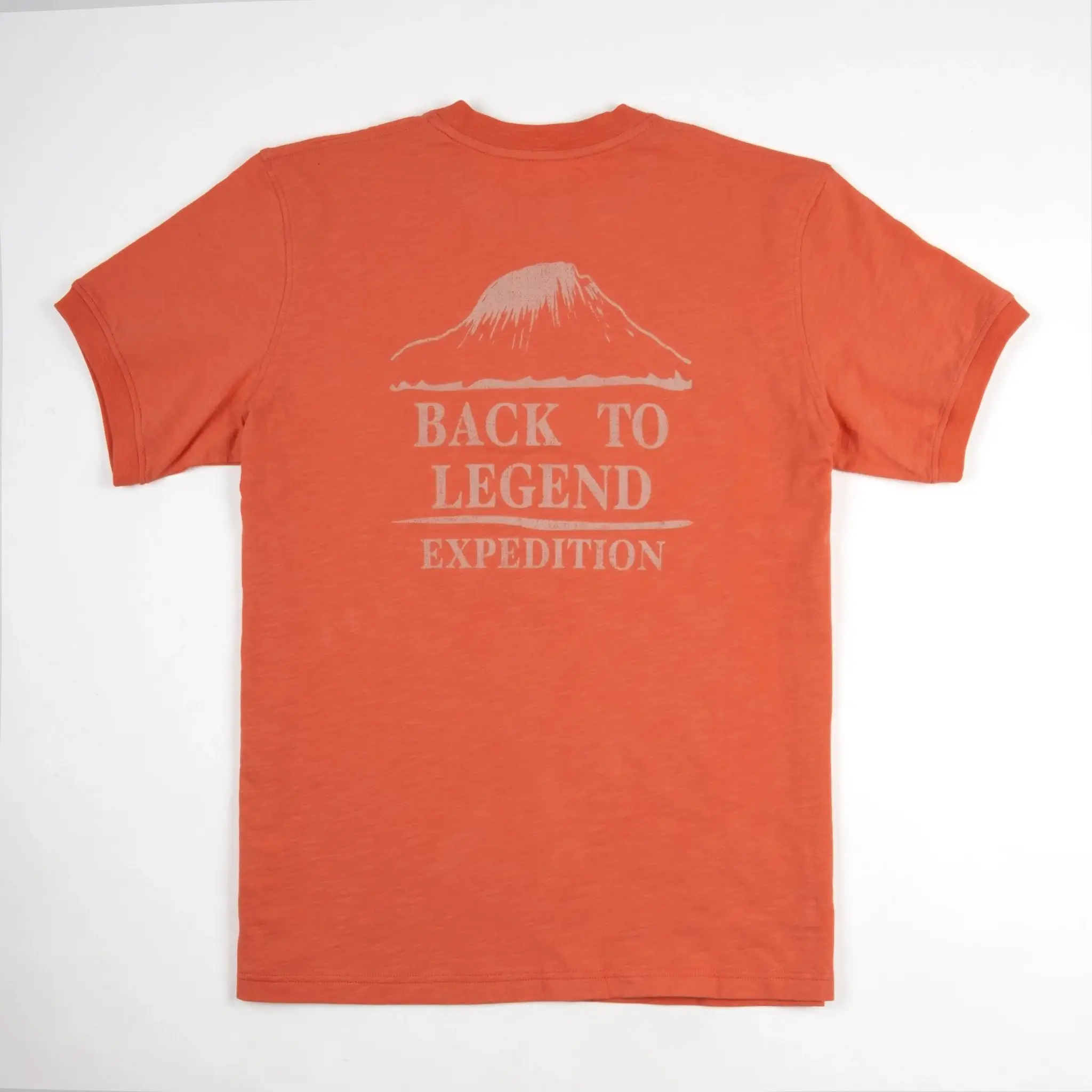 T-shirt expédition rose corail col rond - Image 4