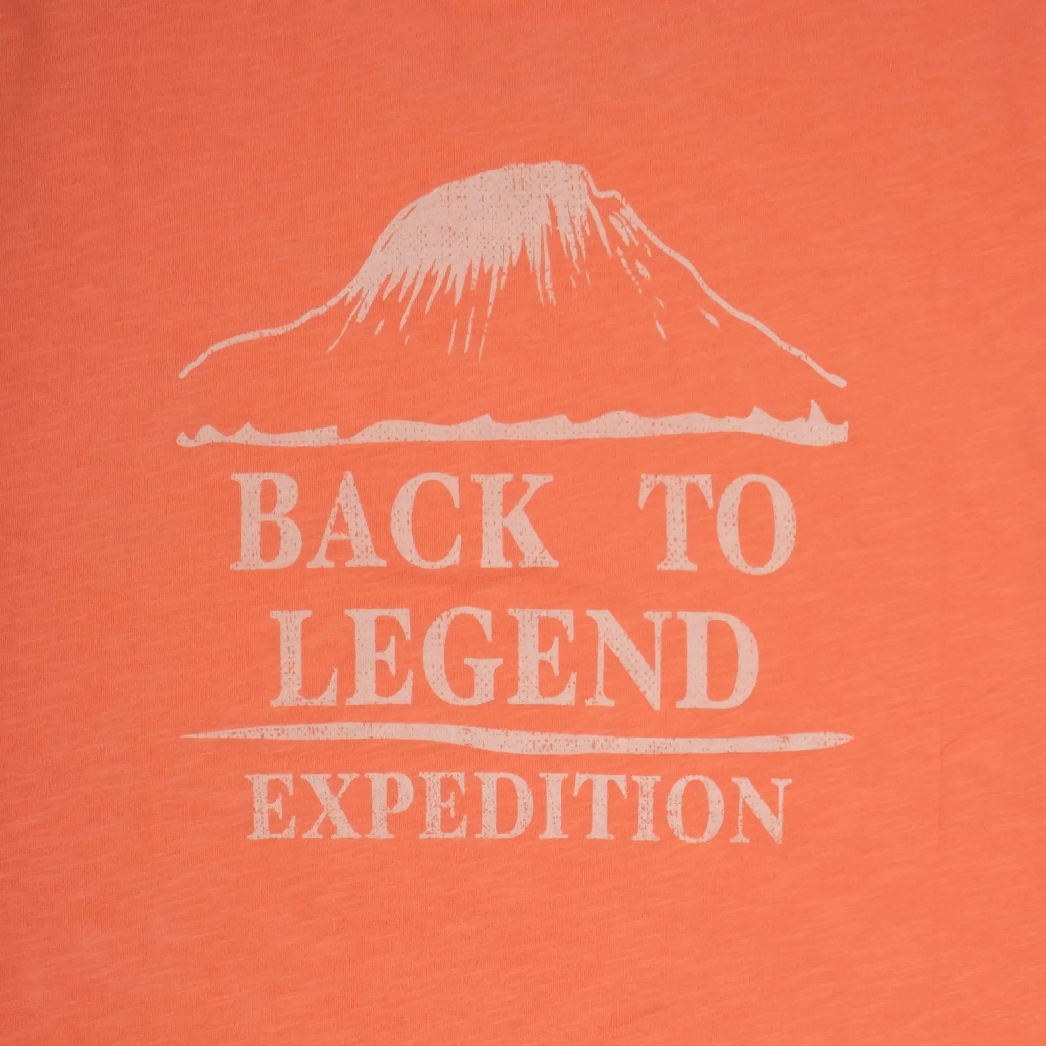 T-shirt expédition rose corail col rond - Image 5