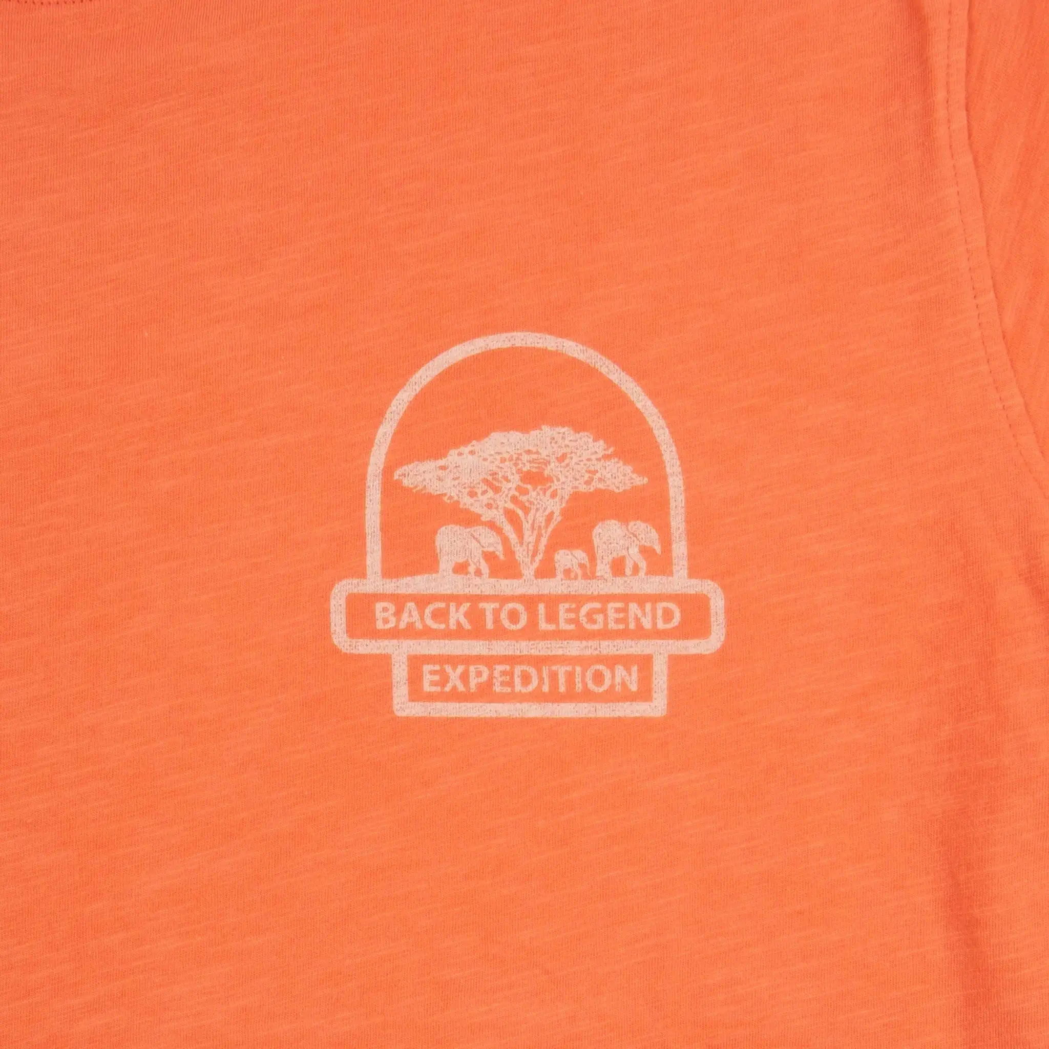 T-shirt expédition rose corail col rond - Image 6
