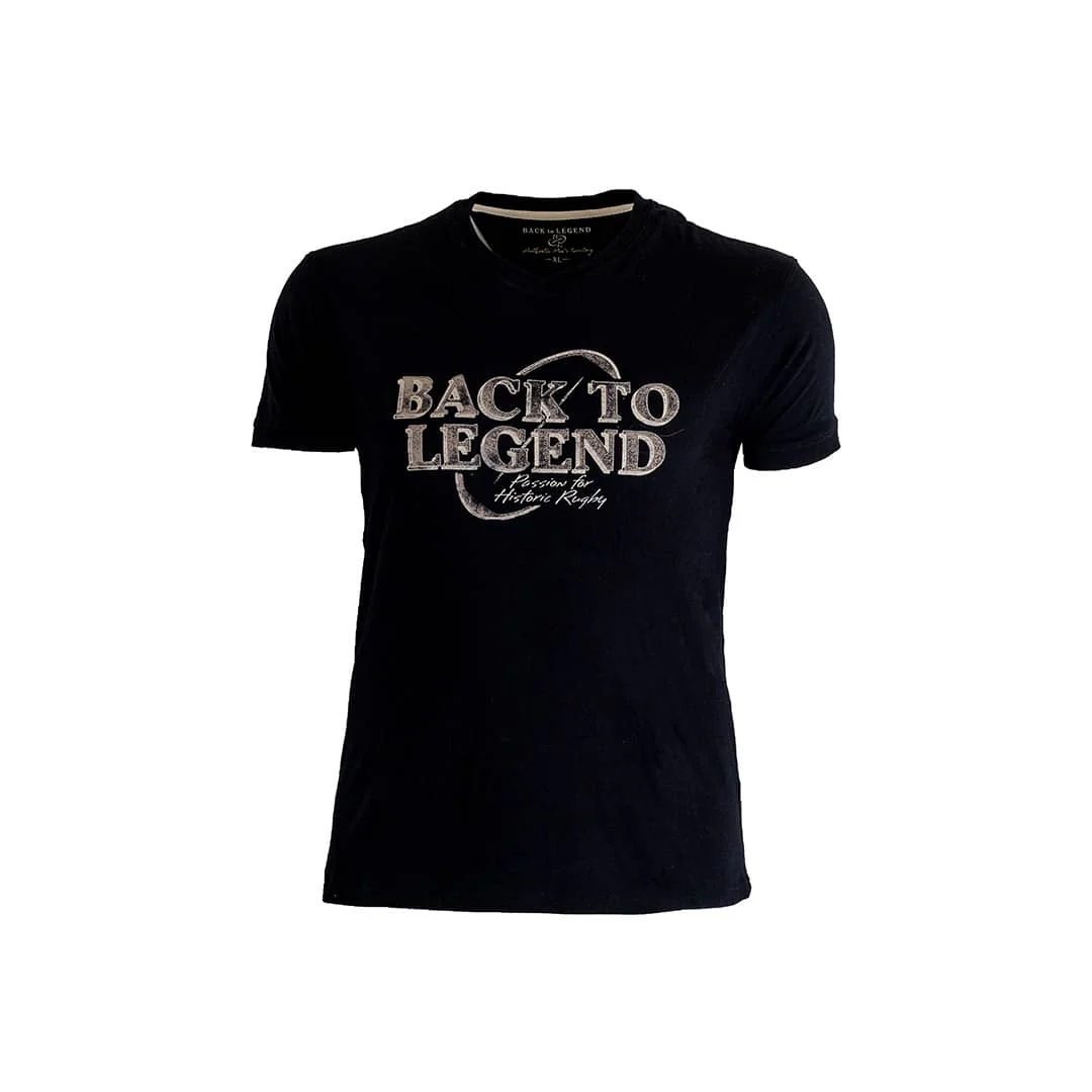 T-shirt noir BACK to LEGEND