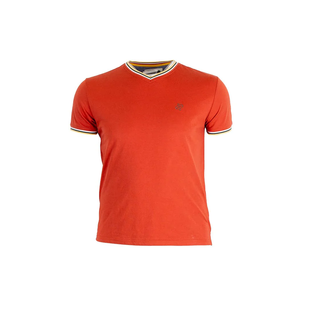 T-shirt orange col V