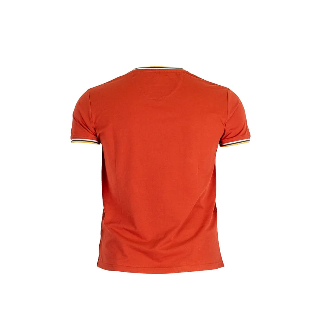 T-shirt orange col V - Image 2
