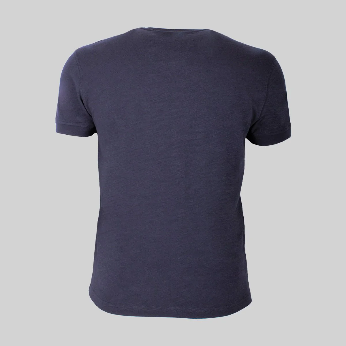 T-shirt bleu marine poche poitrine - Image 2