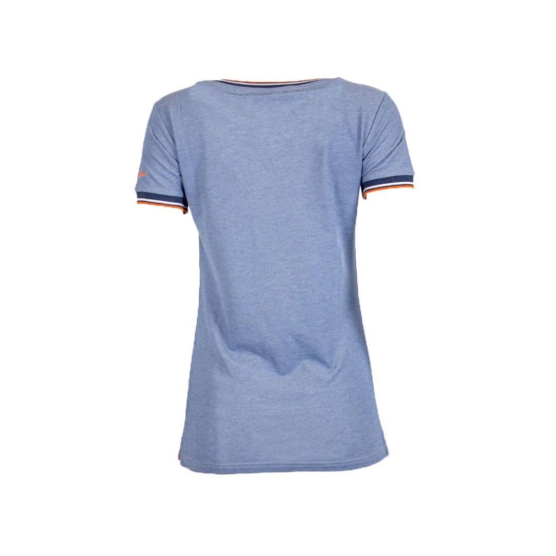 T-shirt femme bleu - Image 4