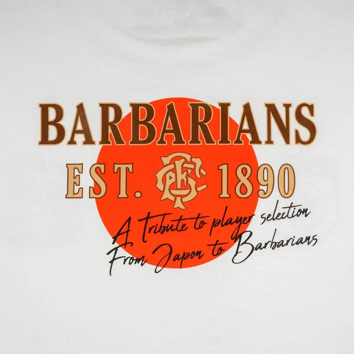 T-shirt BARBARIANS Japan blanc - Image 3