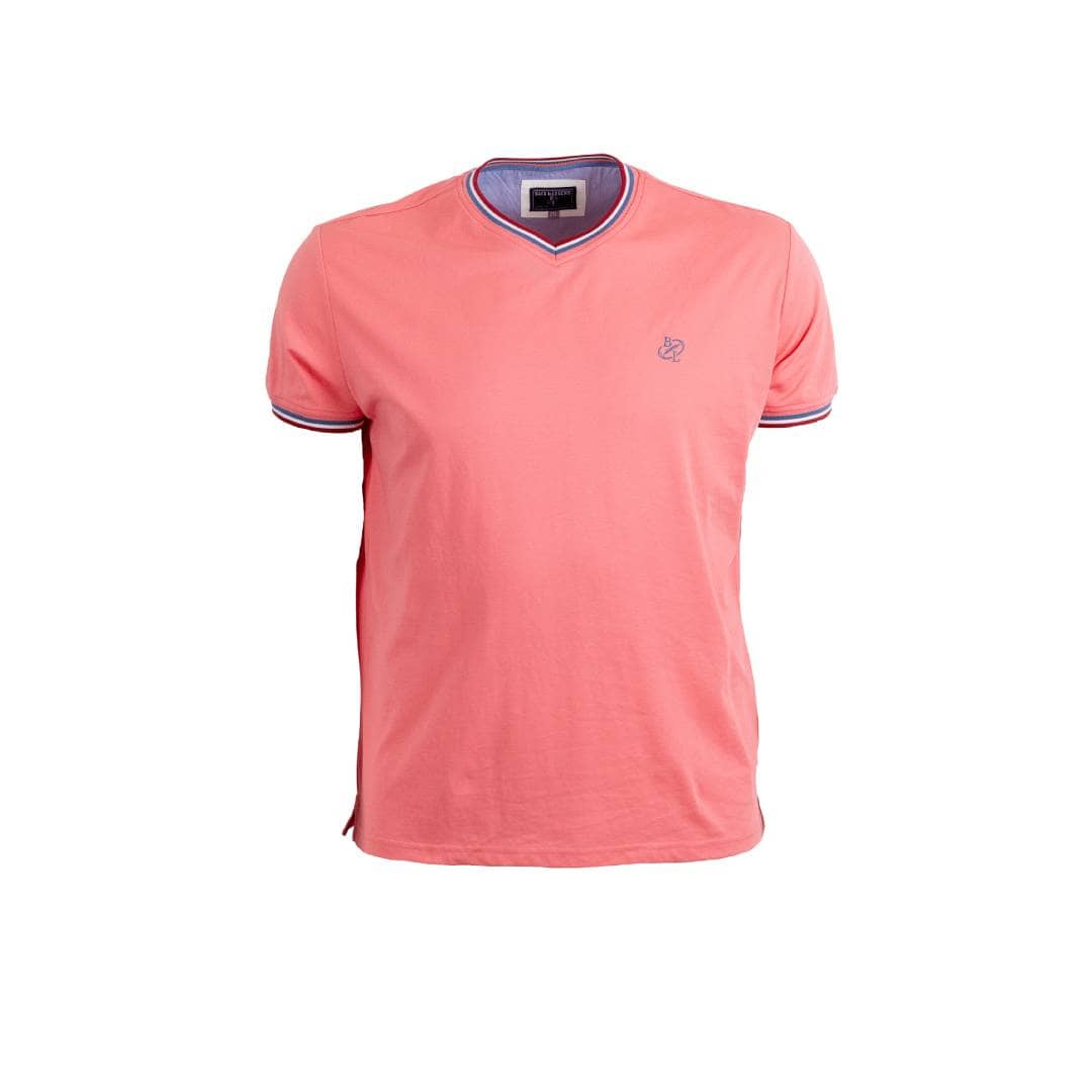 T-shirt rose col V