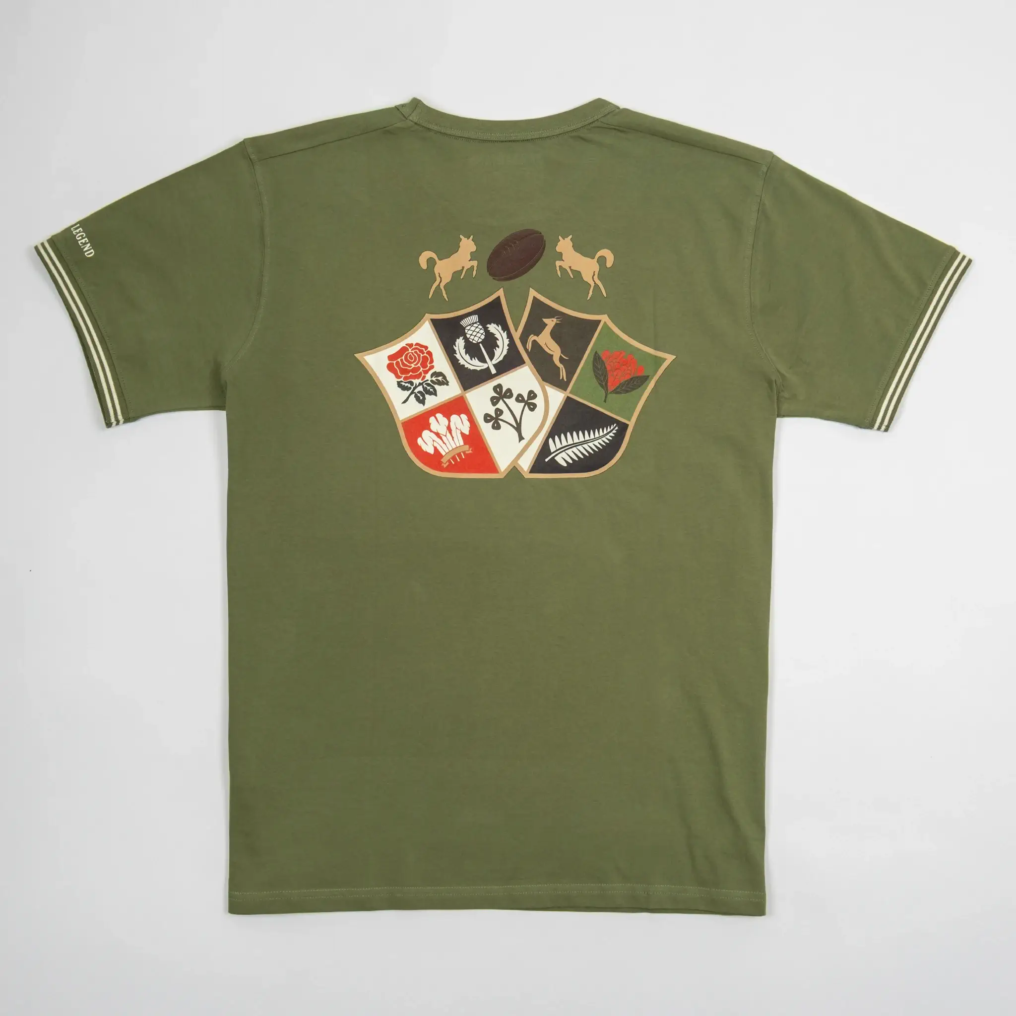 T-shirt vert col rond Barbarians - Image 6