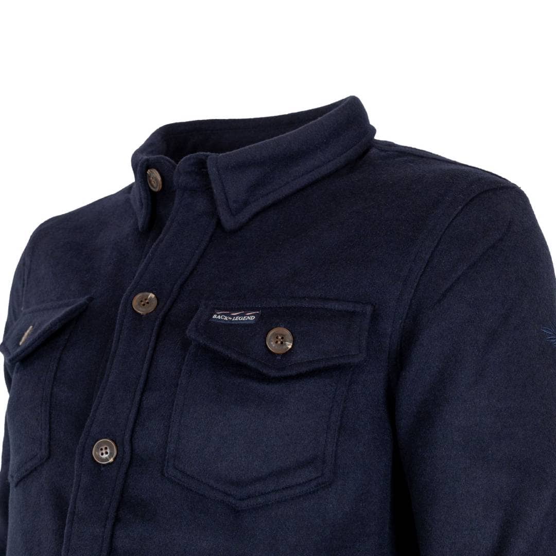 Veste bleue Laine/Polyester - Image 3